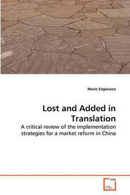 Book cover for Lost and Added in Translation