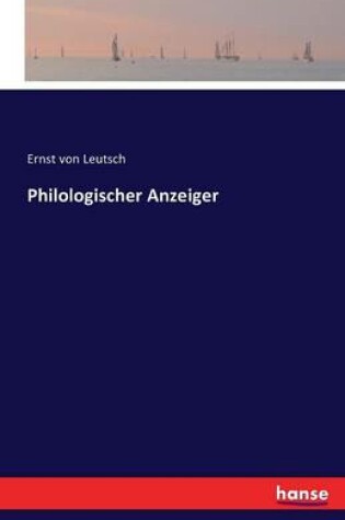 Cover of Philologischer Anzeiger