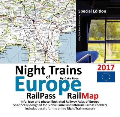 Book cover for Night Trains of Europe - Railpass Railmap