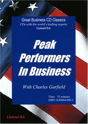 Book cover for Peak Performers in Business/Cassette