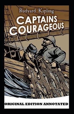 Book cover for Captains Courageous-Classic Original Edition(Annotated)