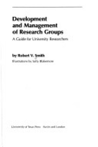 Cover of Development and Management of Research Groups