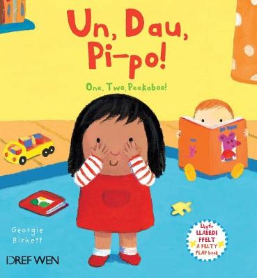 Book cover for Un, Dau, Pi-Po!/One, Two, Peekaboo!