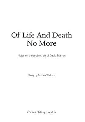 Book cover for Of Life and Death - No More