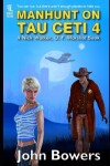 Book cover for Manhunt on Tau Ceti 4