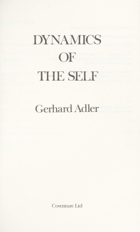 Book cover for Dynamics of the Self