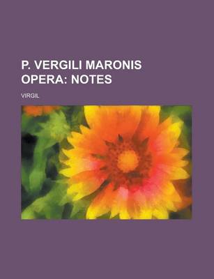 Book cover for P. Vergili Maronis Opera