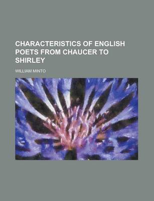 Book cover for Characteristics of English Poets from Chaucer to Shirley