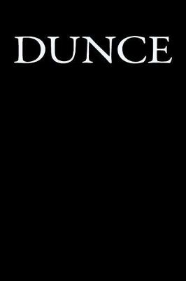 Book cover for Dunce