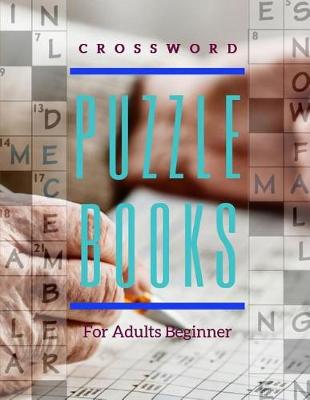 Book cover for Crossword Puzzle Books For Adults Beginner