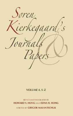 Book cover for Soren Kierkegaard's Journals and Papers, Volume 4