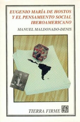 Cover of Eugenio Maria de Hostos y el Pensamiento Social Iberoamericano