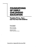 Book cover for Foundations of Early Childhood Education