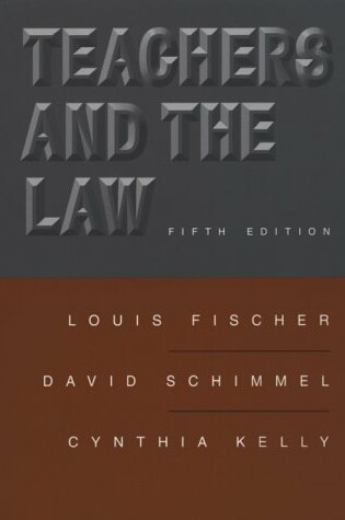 Cover of Teachers and the Law