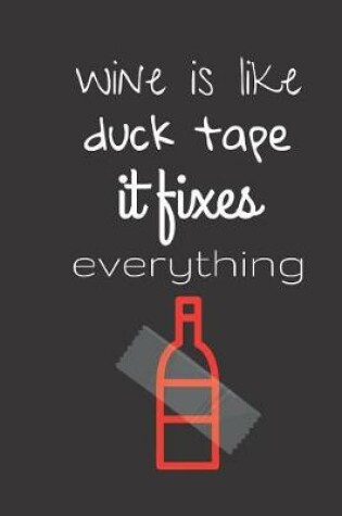 Cover of wine is like duck tape it fixes everything