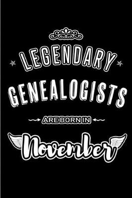 Book cover for Legendary Genealogists are born in November