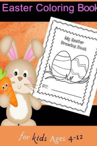 Cover of Easter coloring book for kids ages 4-12