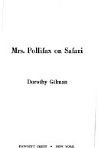 Cover of Mrs.Pollifax Safari