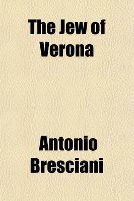 Book cover for The Jew of Verona (Volume 2); An Historical Tale of the Italian Revolutions of 1846-9