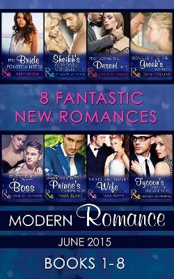 Book cover for Modern Romance June 2015 Books 1-8
