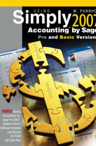 Cover of Using Simply Accounting 2007 by Sage