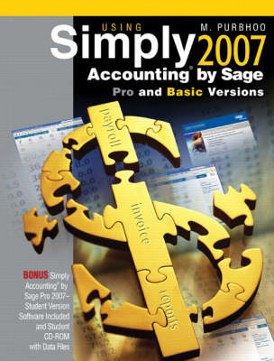 Book cover for Using Simply Accounting 2007 by Sage