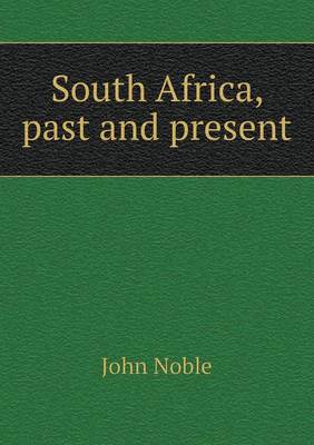 Book cover for South Africa, past and present