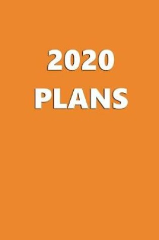 Cover of 2020 Daily Planner 2020 Plans Orange Color 384 Pages