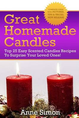 Book cover for Great Homemade Candles