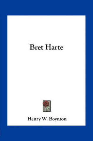 Cover of Bret Harte