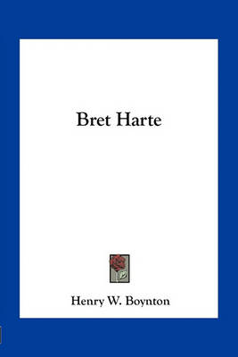 Book cover for Bret Harte