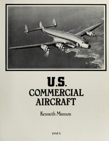 Book cover for United States Commercial Aircraft