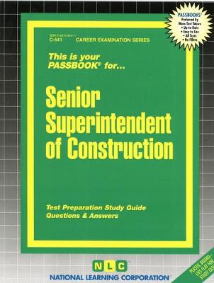 Book cover for Senior Superintendent of Construction