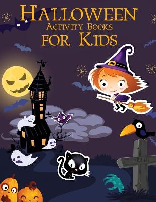 Book cover for Halloween Activity Books for Kids