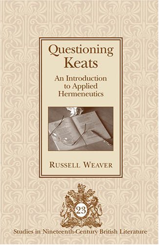 Cover of Questioning Keats