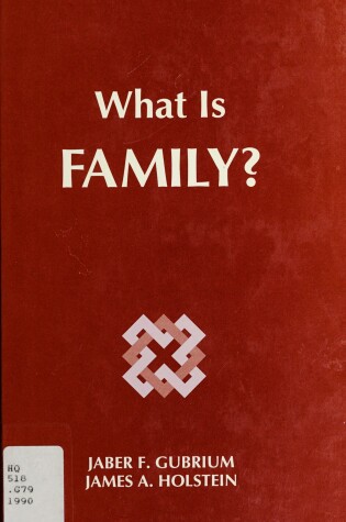 Cover of What is Family?