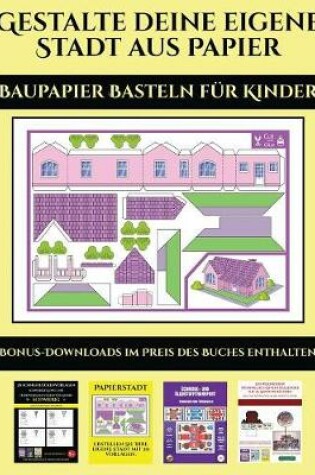 Cover of Baupapier Basteln für Kinder