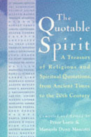 Cover of The Quotable Spirit