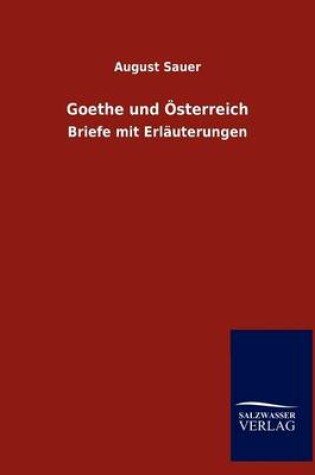 Cover of Goethe und OEsterreich