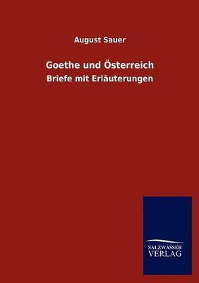 Book cover for Goethe und OEsterreich