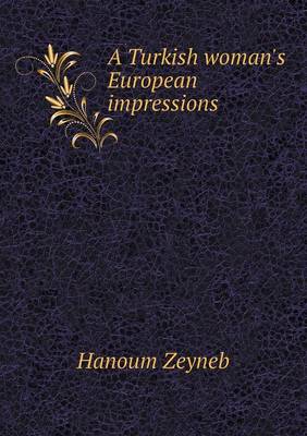 Book cover for A Turkish woman's European impressions