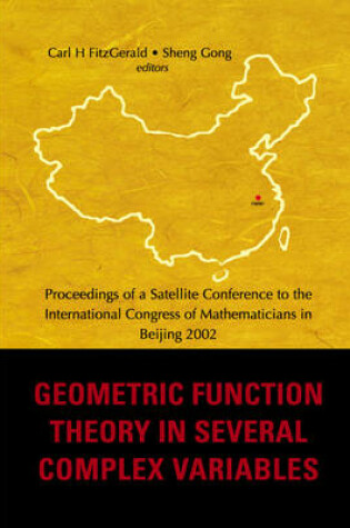 Cover of Geometric Function Theory in Several Complex Variables