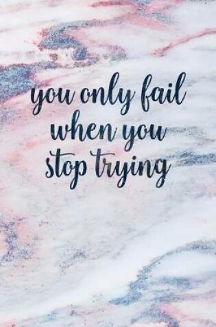 Cover of You Only Fail When You Stop Trying