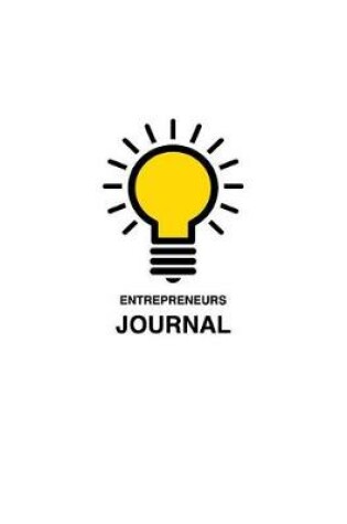 Cover of Entrepreneurs Journal - Entrepreneurs Notebook Lean Canvas Business Ideas Journal