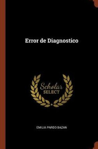 Cover of Error de Diagnostico