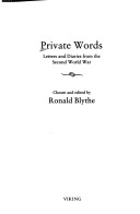 Book cover for Private Words