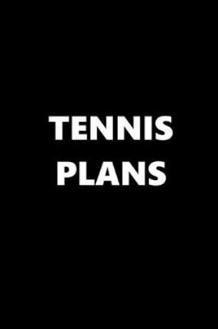 Cover of 2020 Daily Planner Sports Theme Tennis Plans Black White 388 Pages