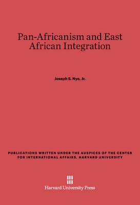 Cover of Pan-Africanism and East African Integration