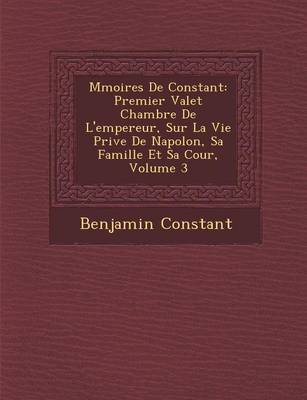 Book cover for M Moires de Constant