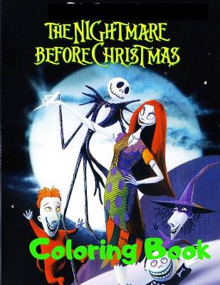 Book cover for The Nightmare Before Christmas Coloring Book